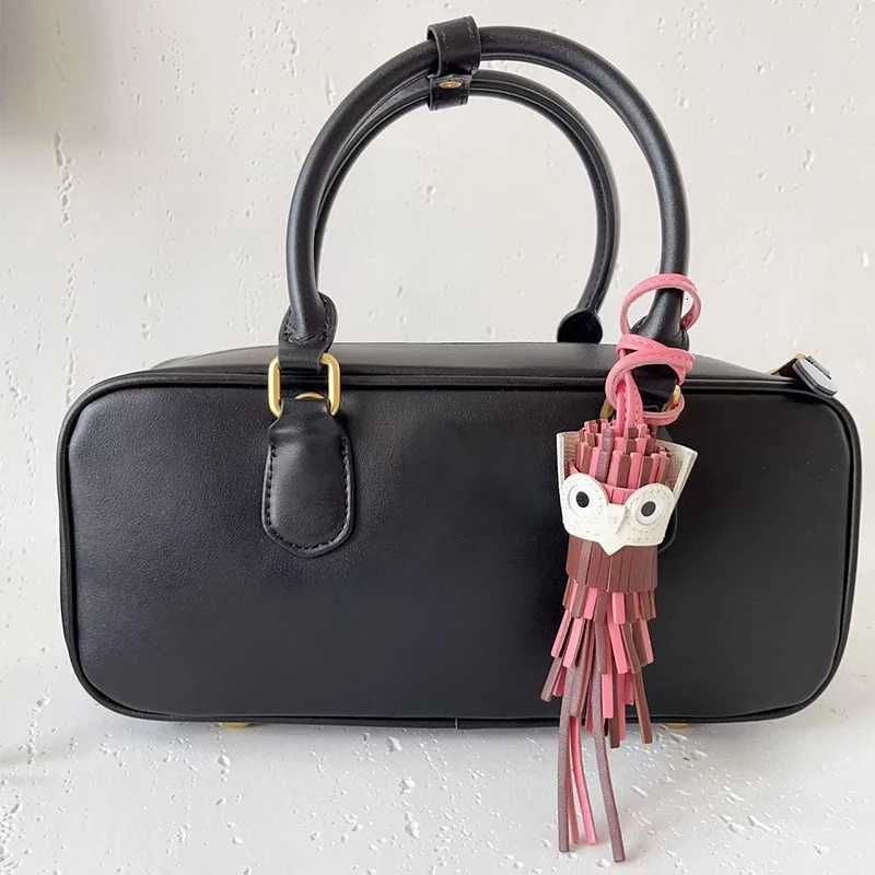 New Leather Owl Bag Pendant Fashion Brand Designer Keychain Pendants Niche Design Phone Case Pendants High-Quality Premium Gifts Y250815