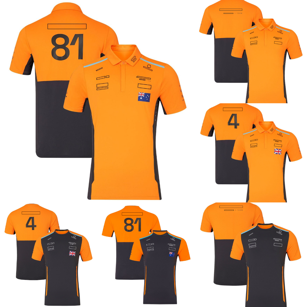 F1 2024 Team Set Up T-shirt Formula 1 Driver Race Polo Shirt T-shirts New Season F1 Racing Suit Men Women Round Neck Tee Short-sleeved