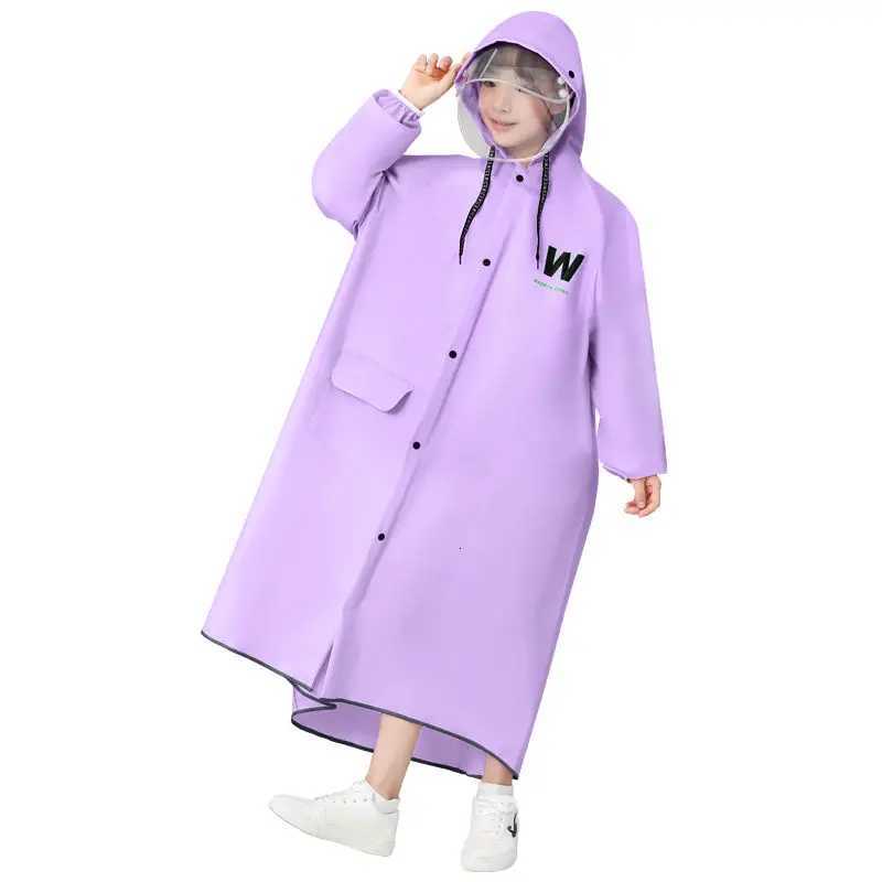 Poncho Waterproof Woman for Rain Coat Women Raincoat Boys and Girls Long Ponchos Childrens Raincoats Students With Backpacks Y250814