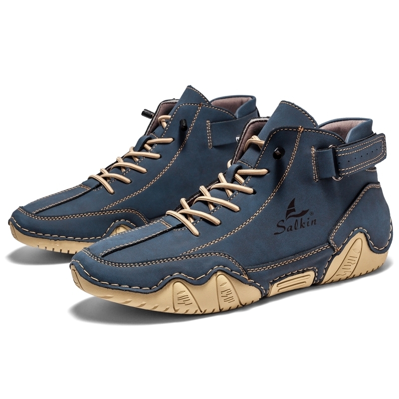 Handmade Men Boots n Sneakers Man Outdoor NonSlip Casual Leather Shoes Ankle Breathable w250801