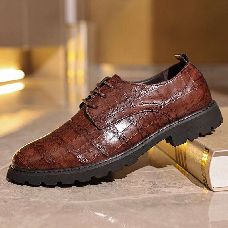Business Autumn Winter British Style Casual Men's Formal Leather Shoes
