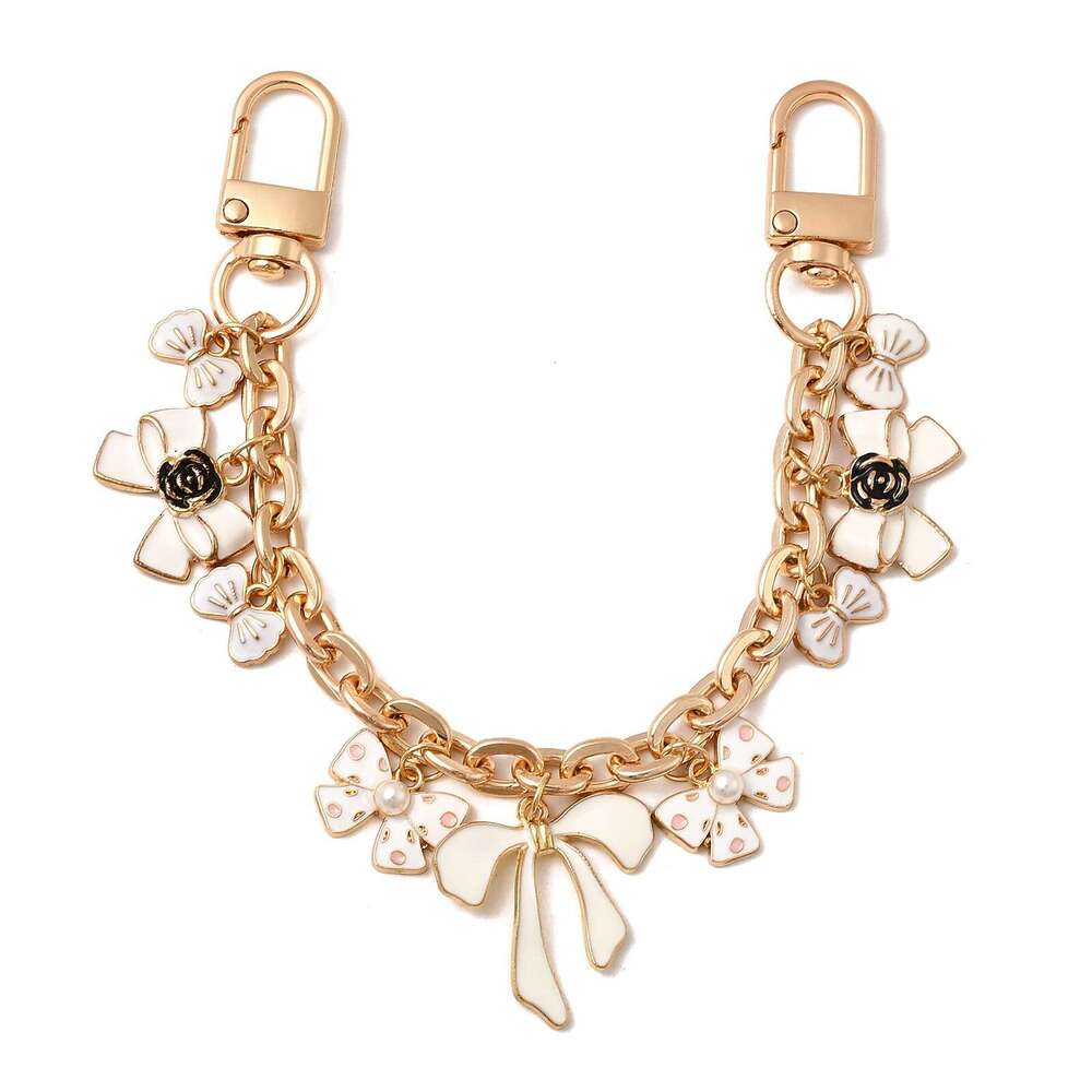 Bag charms designer charm for women Flower Chain shoulder bags Pendant handbag Metal Chains men Car Keychain