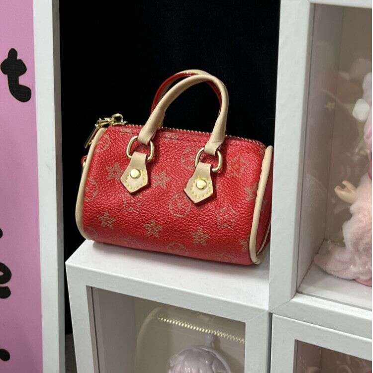 bag charm Mini Internet Celebrity Presbyopic Pillow Dopamine Niche Color Car Key Pendant Earphone Lipstick Bag