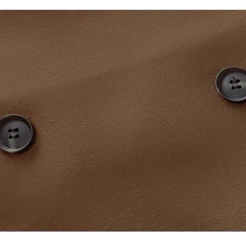 Heavyweight Thickened Trench Coat Streetwear Fashion X-long Men Coats Outdoor Travel Clothes With Epaulettes For Winter W250815