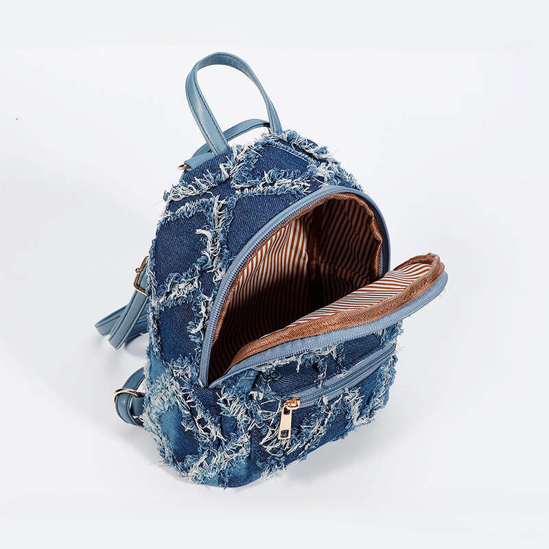 Denim 2025 Bags Designer Women New High-End Women's Bag Niche Tote Summer Tie-Dye Backpack