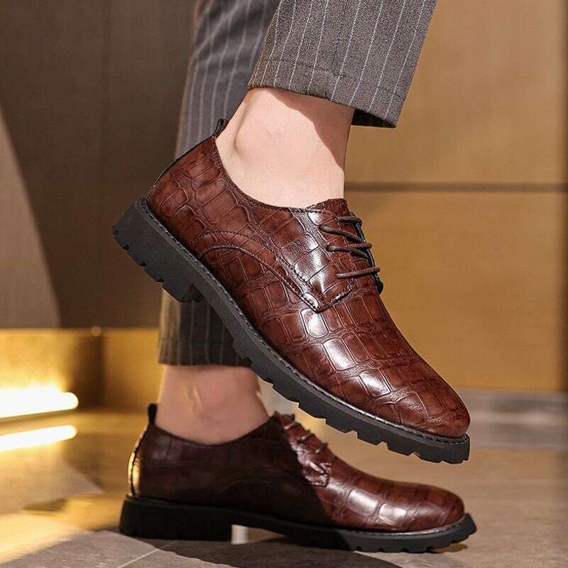 Business Autumn Winter British Style Casual Men's Formal Leather Shoes