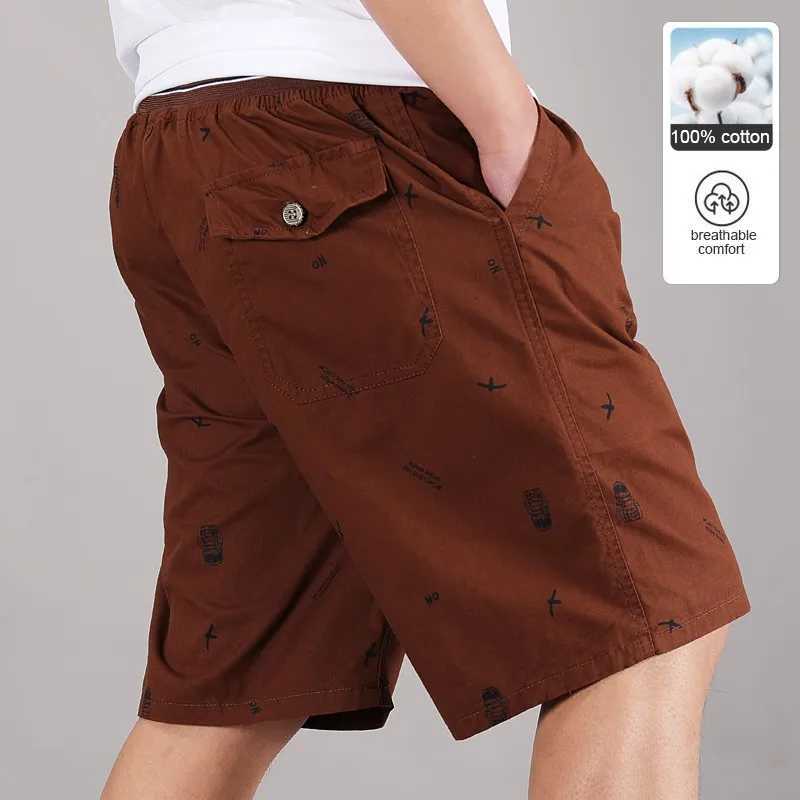 Top Quality 100%Cotton New Summer Brand Casual Loose Fashion Streetwear Board Shorts Pants Men Drawstring Trousers Men Clothes Y250814