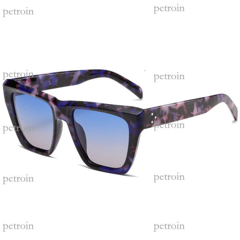 New Style Personality Cat Eye Rice Stud Trendy High-end Fashion UV Protection Sunglasses