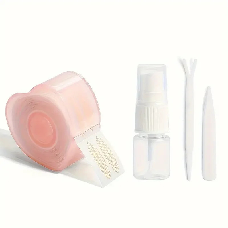 300Pcs Water-activated Eyelid Tape Sticker Double Fold Self Adhesive Eyelid Tape Stickers Makeup Clear Beige Invisible Tool 250811