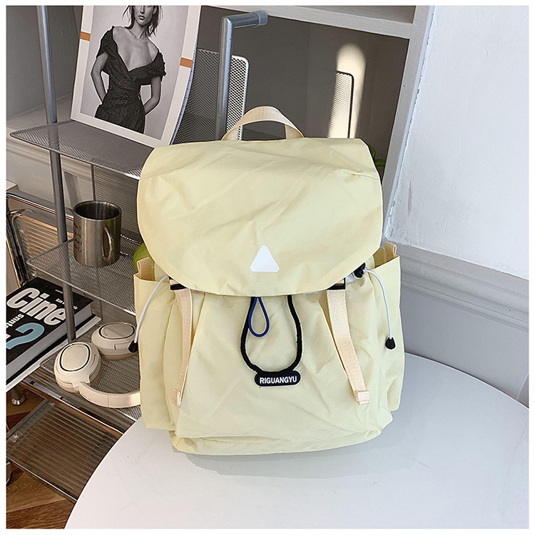 Autumn New Neutral Style Backpack Cute Macaron Color Travel Small Backpack Fashionable And Simple Couple Backpack Autumn New Designer Bag