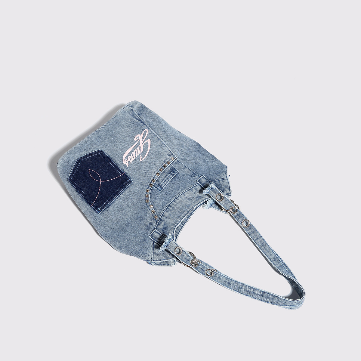 Autumn New Women's Shoulder Bag Retro Vintage Vintage Style Denim Armpit Bag Spicy Girl Fashion Shoulder Bag Women's Niche Bag Autumn New De