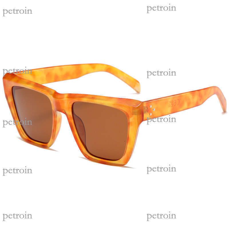 New Style Personality Cat Eye Rice Stud Trendy High-end Fashion UV Protection Sunglasses