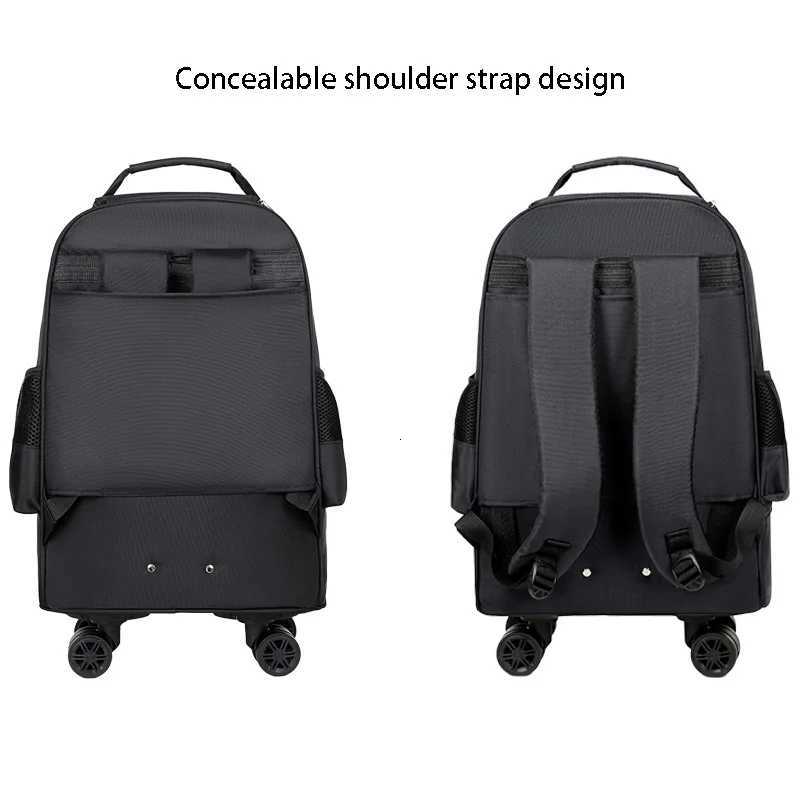 Travel luggage universal wheels travel trolley bag business laptop bag large capacity multifunctional backpack X250815 - view 4