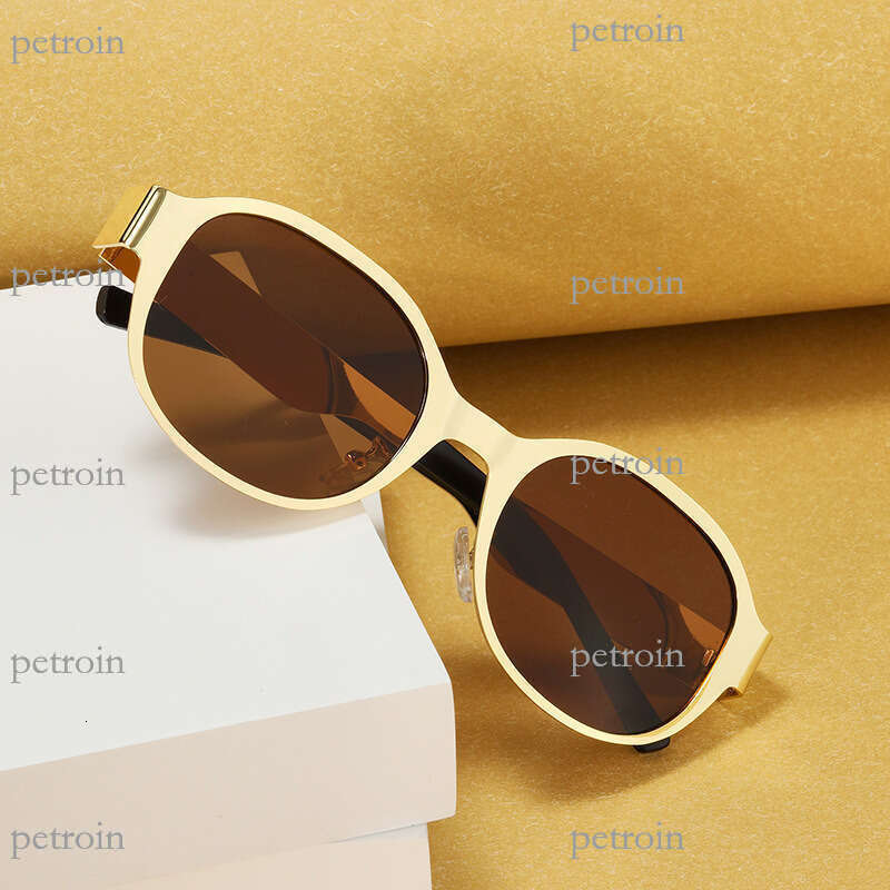 New Fashion Metal Internet Celebrity Style Women, Trendy Decorative Sunglasses with Unique Shape for Men