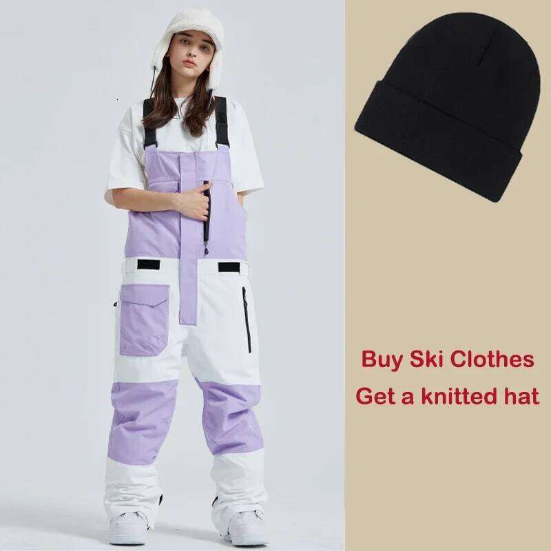 Outdoor Skiing Trousers Winter New Snowboard Wear Thermal Ski Pant Men Waterproof Windproof Jumpsuits 2025 Warm Women Snow Pants