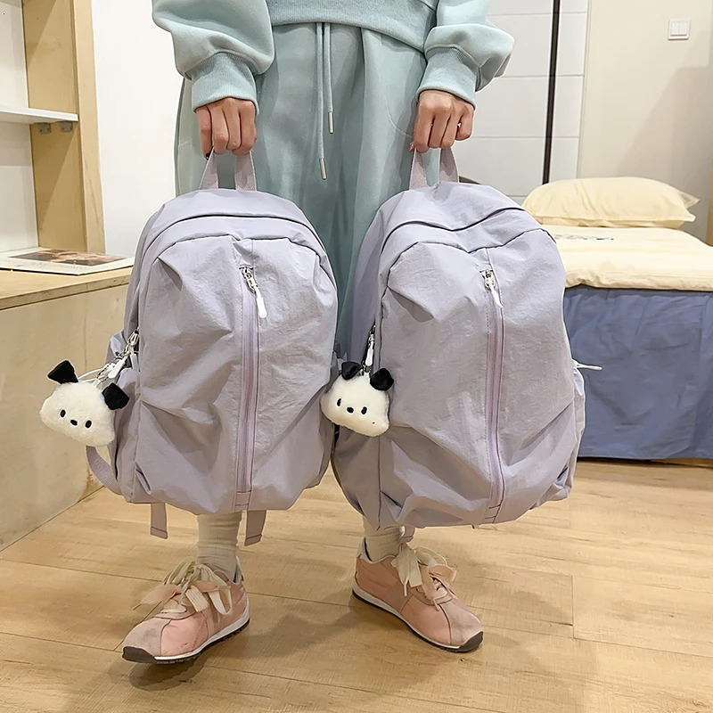 Summer Style Japanese Style Large-Capacity Backpack Korean Style Casual Computer Backpack High-Looking Simple Womens B 250809