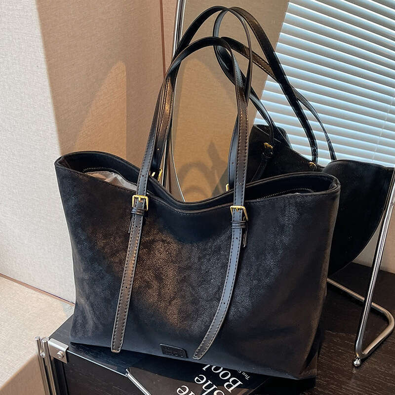 Trendy Bags 2025 New Tote Luxury Large Capacity Simple Fashion Shoulder Student Class Designer Commuting Bag
