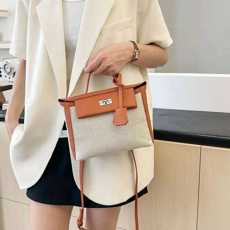 Stylish High-End Solid Color Commuter Bag - Minimalist Fashionable Crossbody Handbag With Trendy Paris Design 250815