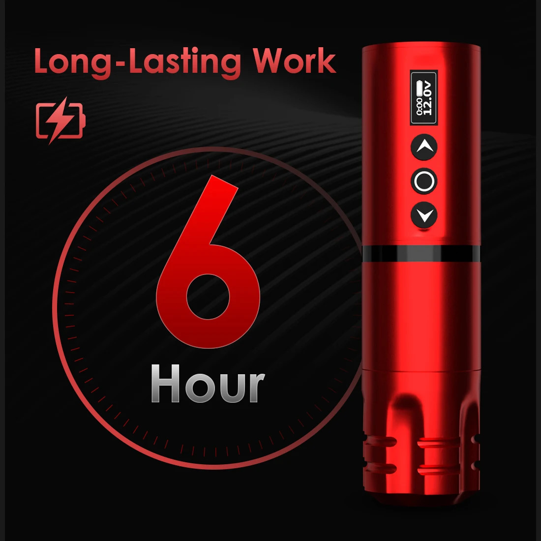 Wireless Tattoo Pen Machine Gun Rotary Prompt of forced start battery Smart Display Cordless supplies 250809