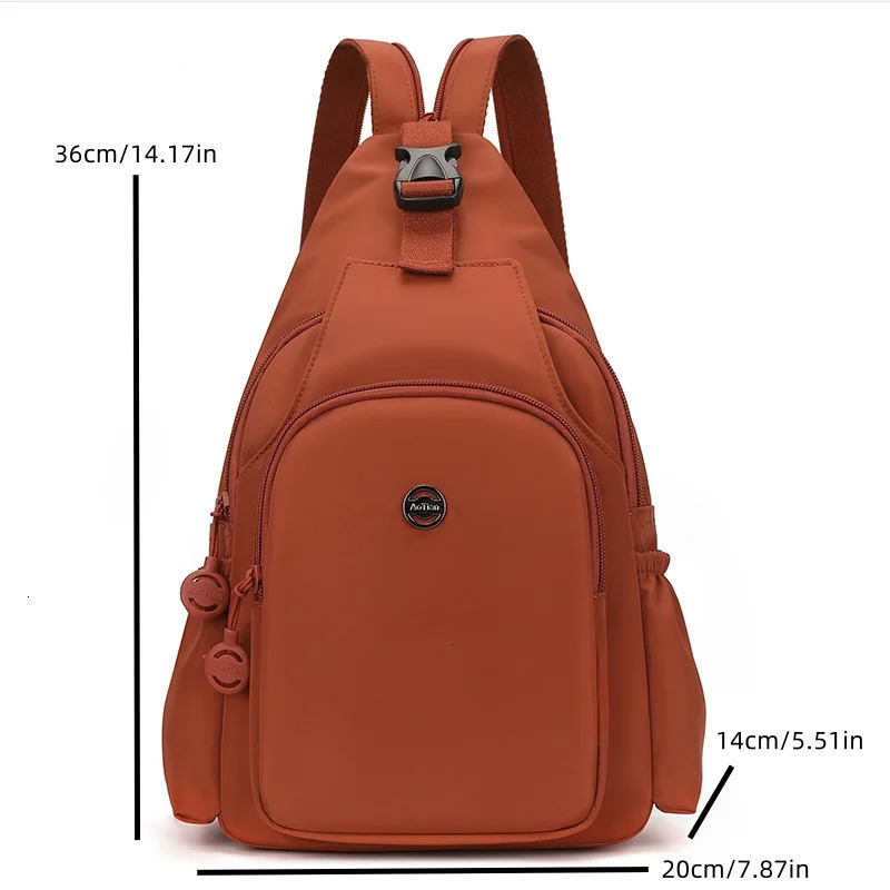 Mew Womens Multifunctional Mini Backpack Fashion Chest Bag Travel Lightweight Crossbody 250811