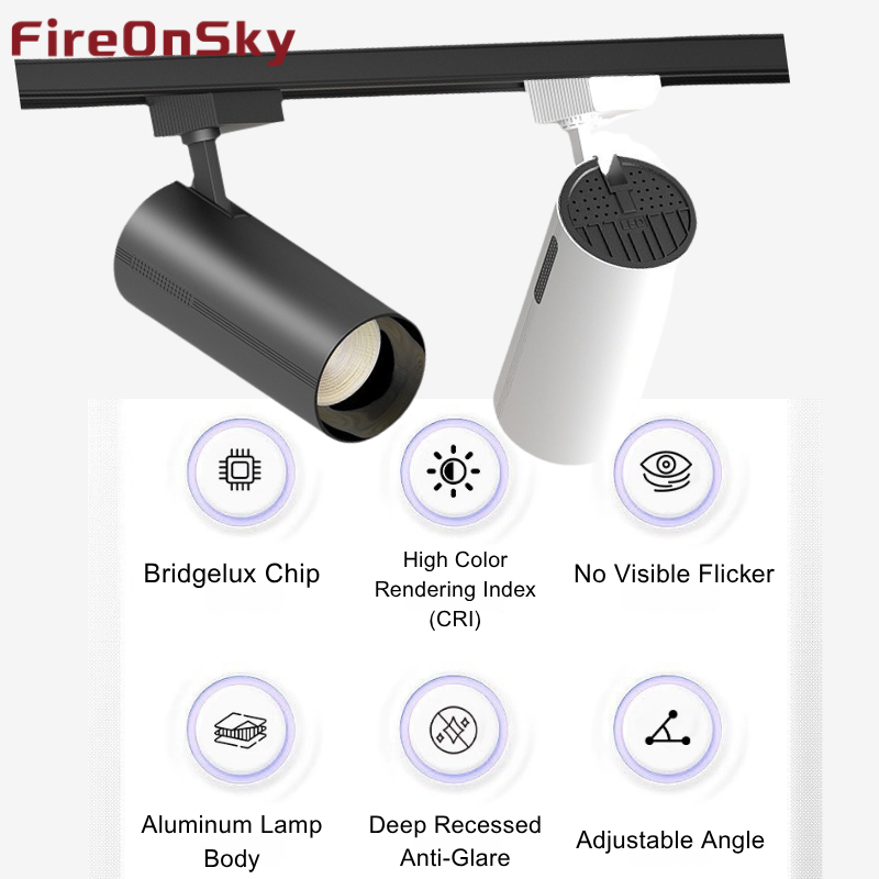 Commercial Grade Track Lights - Specialized Spot Lighting Solutions for Shops & Clothing Stores Professional quality-24W 36W 5