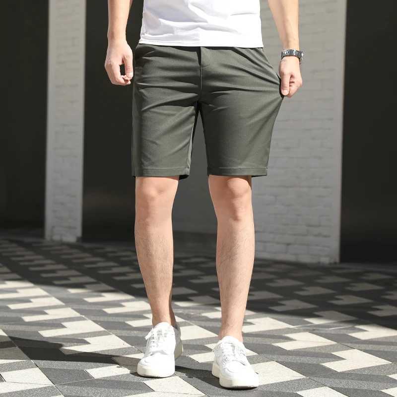 10 Models Mens Summer Thin Fashion Business Casual Suit Pants shorts Mens High Elastic Sexy Skinny Shorts Plus Size 30-40 Y250814