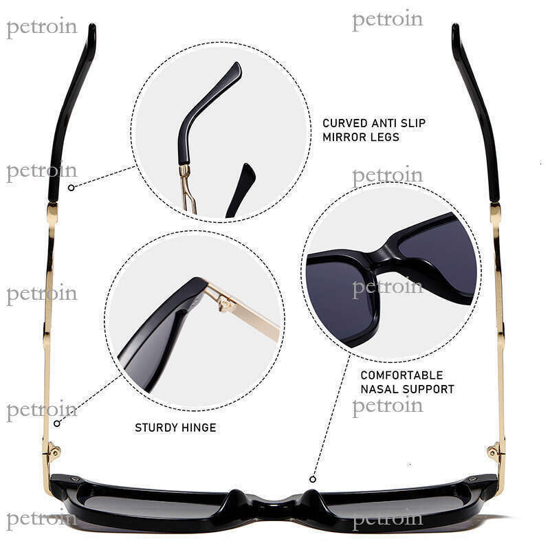 New Style Personalized Hollow Metal Leg Sunglasses Fashion UV400 Amazon Exclusive