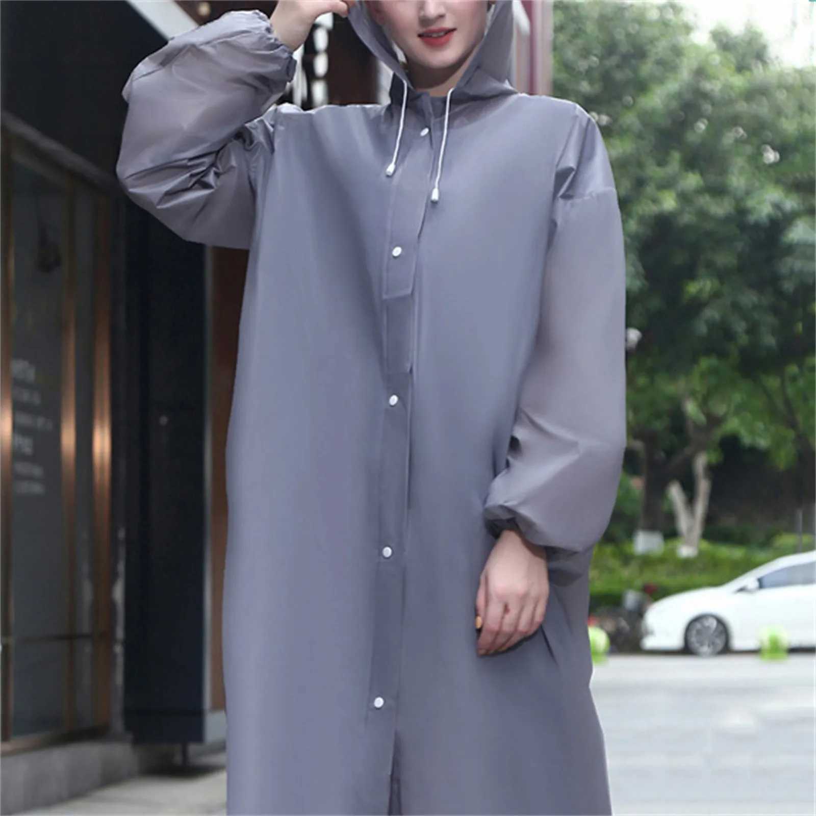 Lightweight Adult Raincoat With Hood For Men Women Waterproof Windproof Outdoor Poncho For Commuting Cycling Hiking Y250814