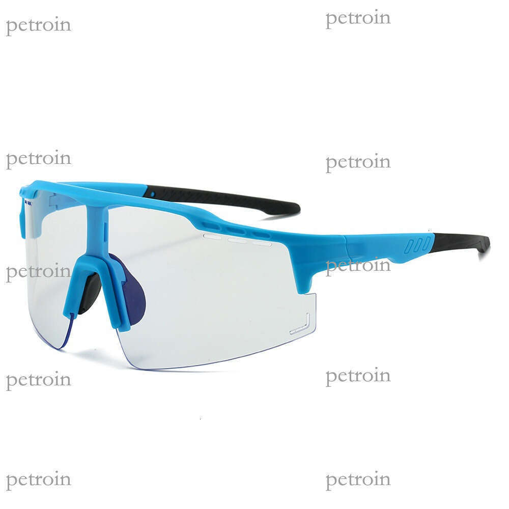 New sports cycling outdoor windproof unisex protective photochromic glasses