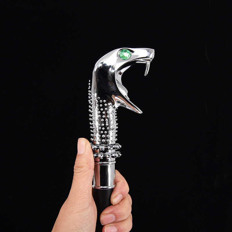 Lucius COS Potter Merchandise Malfoy Wand Cane Sword Metal Snake Head Prop Unsharpened