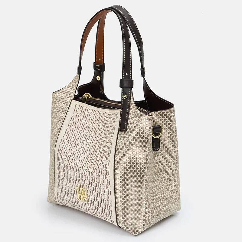 CH Fashion Light Brand Large Capacity Women's Tote Bag Multi-Functional Letter Print Design Handbag