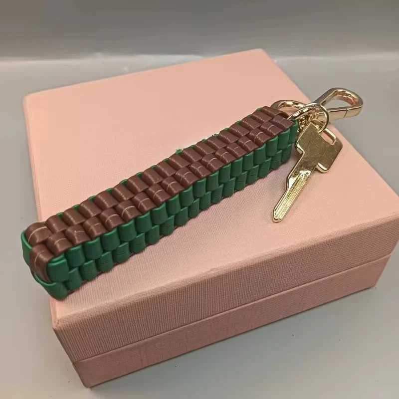 Creative Trend Braided Key Pendant Bag Accessories Bag Charms Nylon Rope Pendant Jewelry Leather Key Bag Pendant Y250815