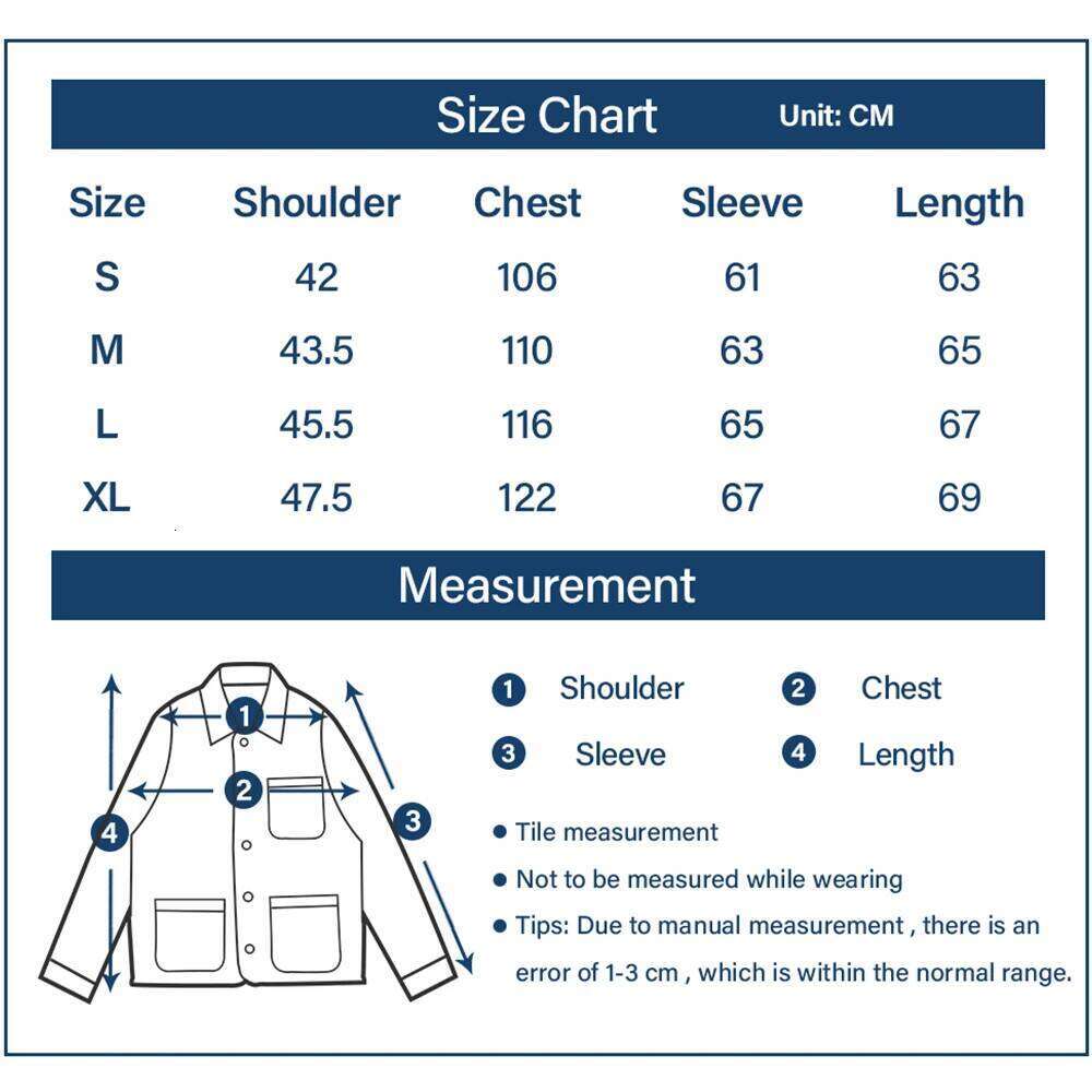 Designer Clothing 2025 Vintage French Indigo Cargo Men Autumn Winter New Lapel Multi-Pocket Blue Dyed Tooling Jacket Retro Casual Cardigan Coat