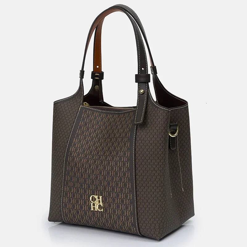 CH Fashion Light Brand Large Capacity Women's Tote Bag Multi-Functional Letter Print Design Handbag