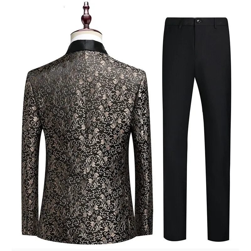 Suit Blazertrousers Men Fashionable Business British Style Solid-color Gentlemans Wedding Workwear Casual Performance Suit 250811