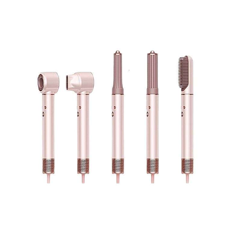 New Product 5-In-1 Bladeless Negative Ion Multifunctional Household Electric Dryer Hair Straightener Curler