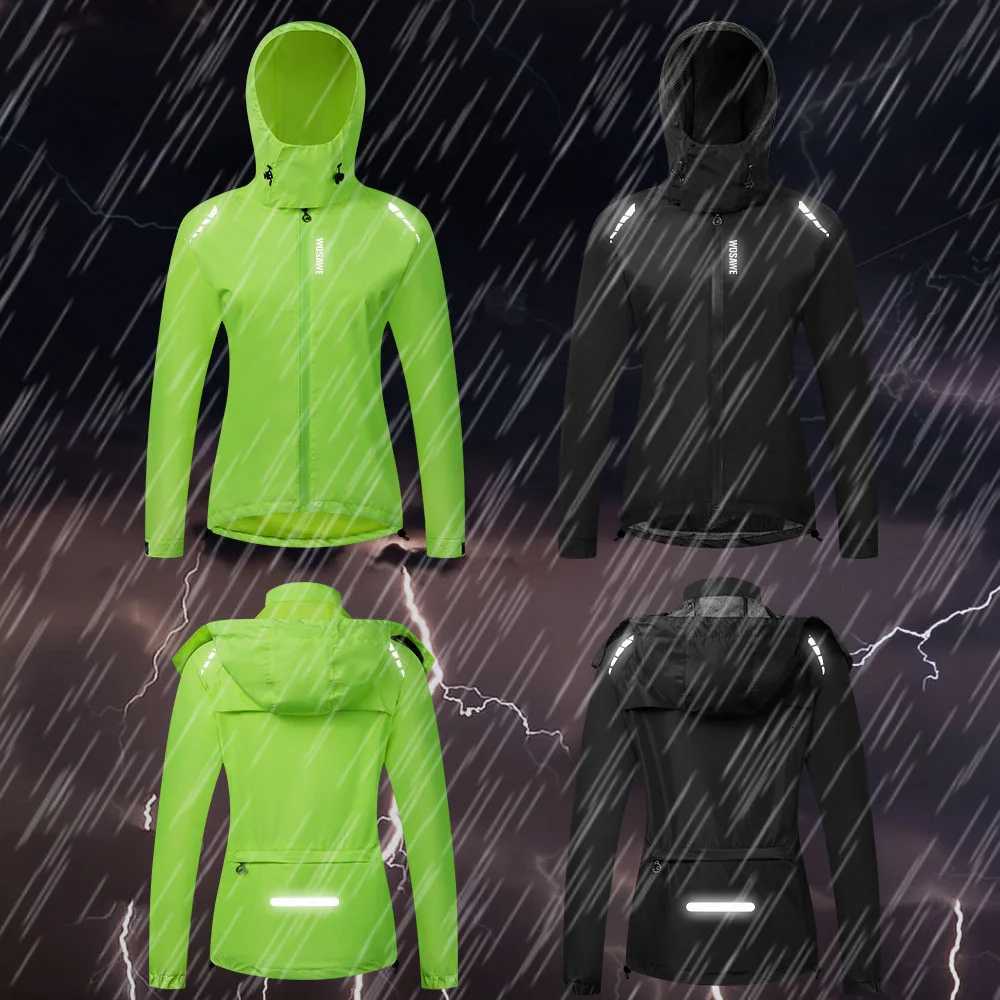 WOSAWE Impermeable Raincoat Women Motorcyclist Waterproof Rain Coat Motorcycle Rainstorm Prevention Breathable Reflective Y250814
