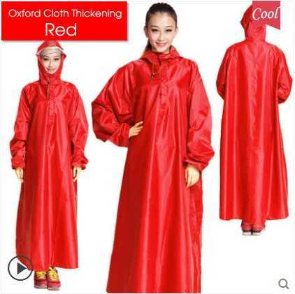 Men Women Bicycle Thick Long Rain Poncho with Sleeves E-bike Fishing Rain Ponchos mujer Long Raincoat Woman Man capa de chuva Y250814