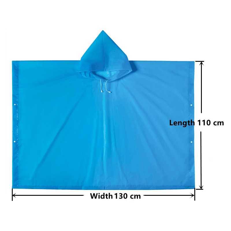 High Quality EVA Unisex Raincoat Thickened Raincoat Women Waterproof Poncho Men Black Bicycle Camping Waterproof Rainwear Suit Y250814