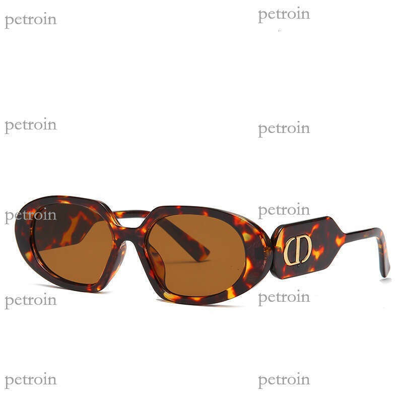 New Trendy Personality Street Style Fashion Versatile Oval High-end Internet Celebrity Sunglasses