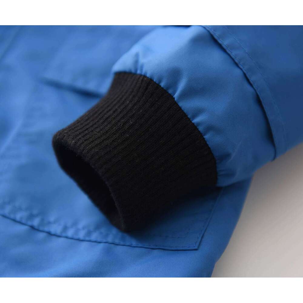 3-9T Kids Boys Girls Hooded Spring Autumn Outerwar Waterproof Children Rain Jackets Sportswear Cotton Lined Windbreaker