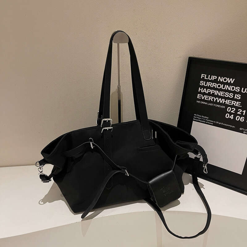 Korean Style Suede Tote for Women 2025 New Fashionable Handbag Bags Designer Large Capacity Shoulder Crossbody Bag