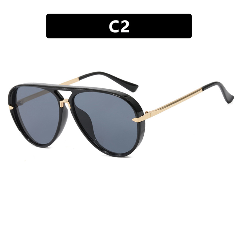 2025 New Arrival Women Retro Bug Eyed Over sized Sunglasses Trendy European American UV Protective Sunwear Influencer Favorite