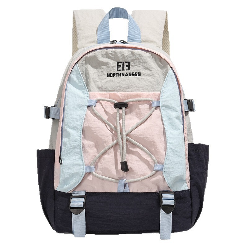 Autumn New Unisex Style Backpack For Couples Color Blocked Double Seam Large Capacity Casual Backpack Autumn New Designer Backpack Cycling Camping Bac