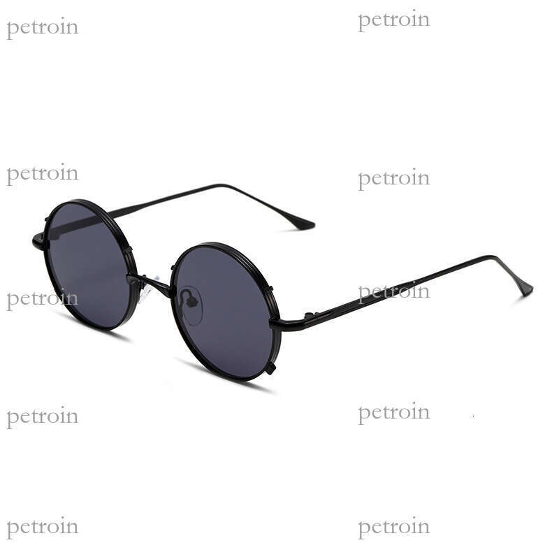New Metal Small Round Frame Lightweight Fashion UV400 Sunglasses