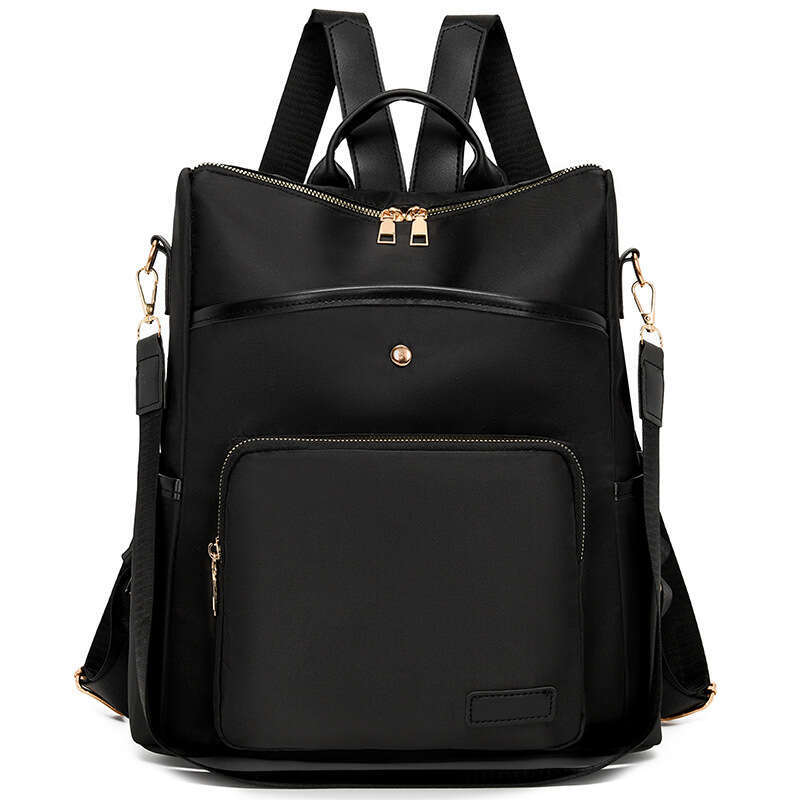 Women's New Soft Bags Designer Women Leather Texture Backpack Korean Version Fashion School Simple Solid Color Trendy Travel Bag