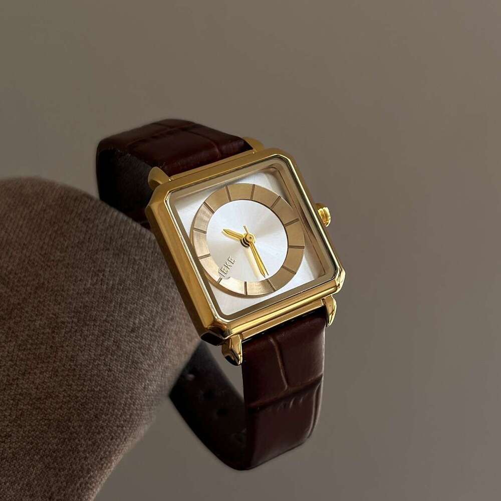 Simple Fashionable High-end Niche Compact Designer Elegant Square Small for Women Dial Women's Watch