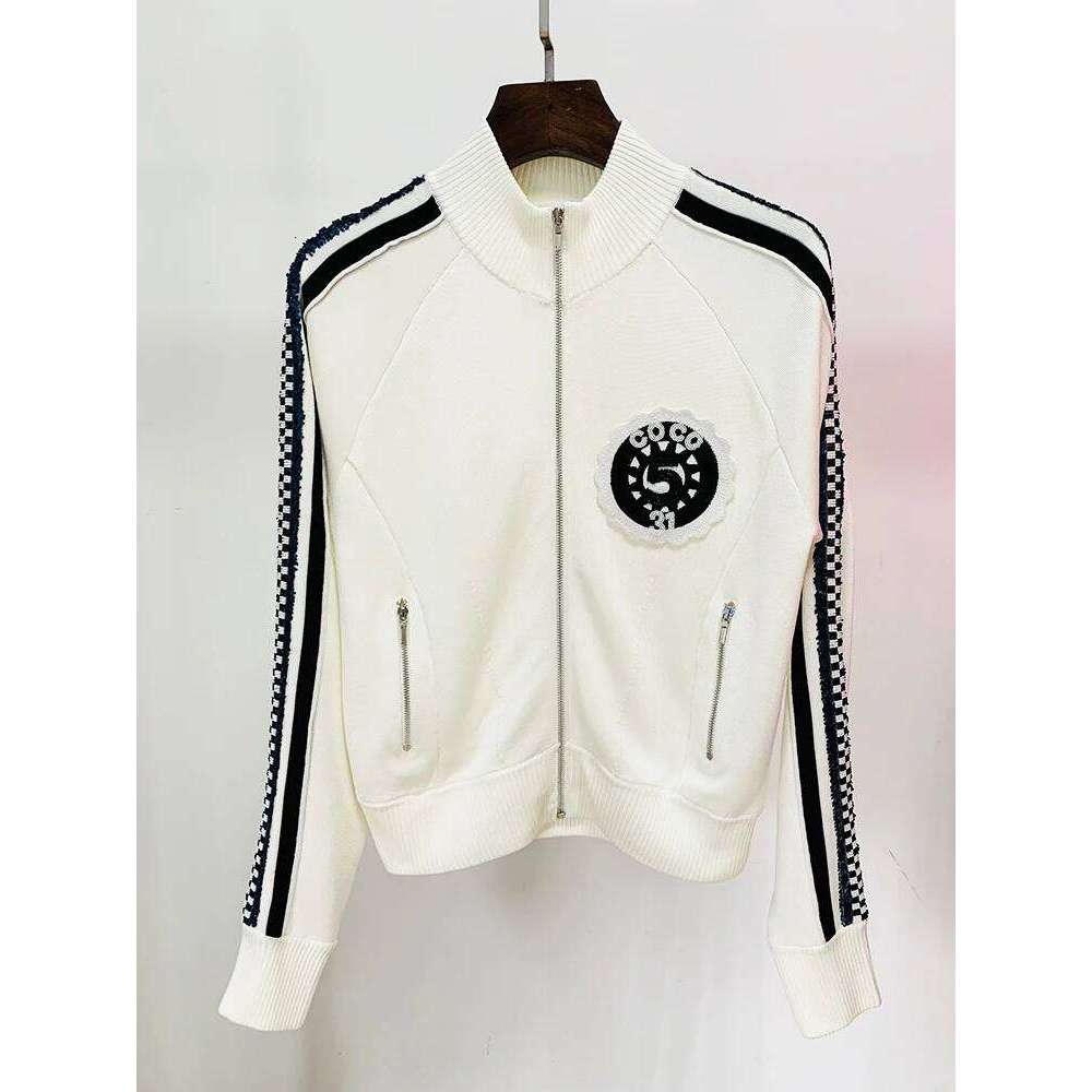 Designer Clothing 2025 HIGH STREET Newest Fashion 2025 Spring Designer Women's Stand Collar Sequin Embroidered Baseball Jacket