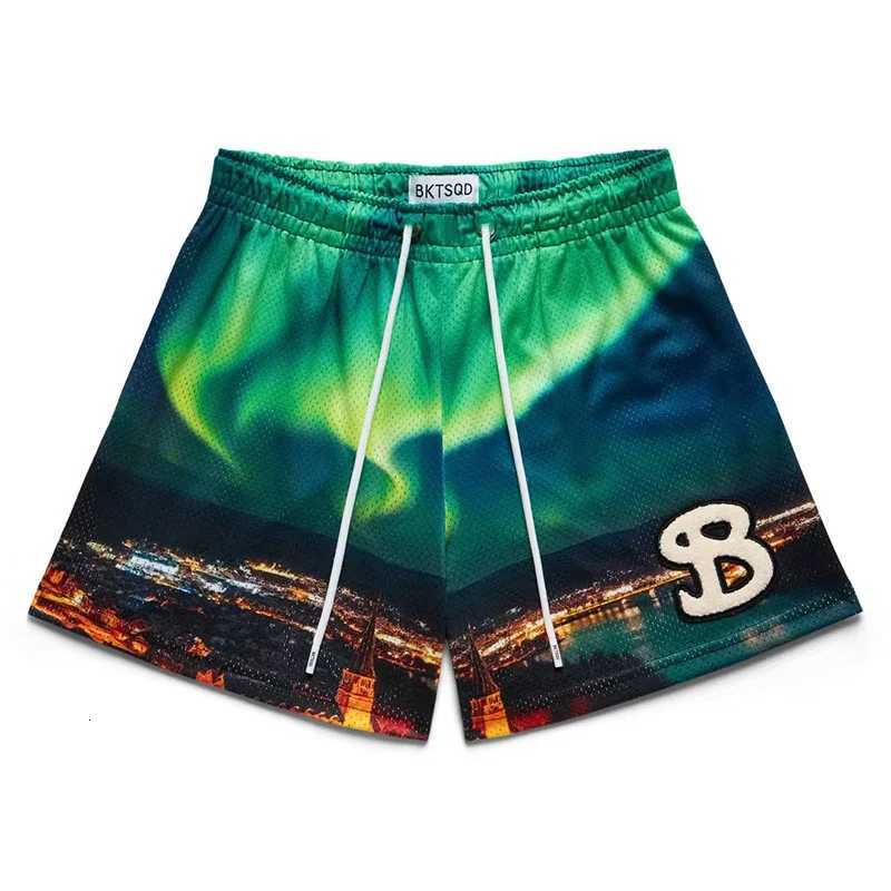 2025 Summer fashion brand Mens shorts mesh quick drying shorts Men loose jogger beach basketball sports shorts Y250814