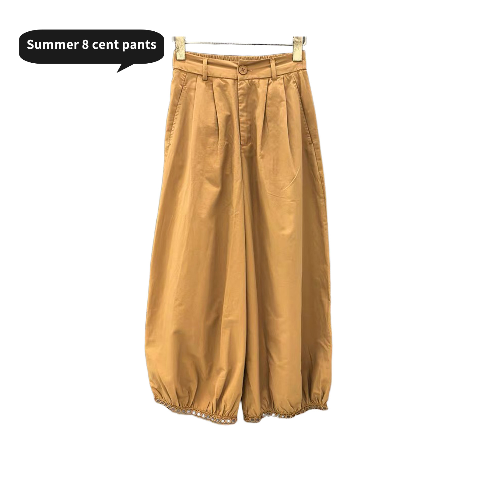 Women's Loose Fit Cotton Blend Shorts - Breathable Casual Pants